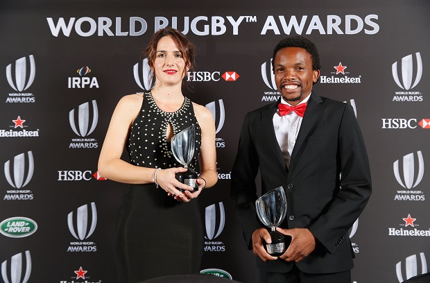 Alhambra Nievas et Rasta Rasivhenge, élus arbitres de l'année par le World Rugby